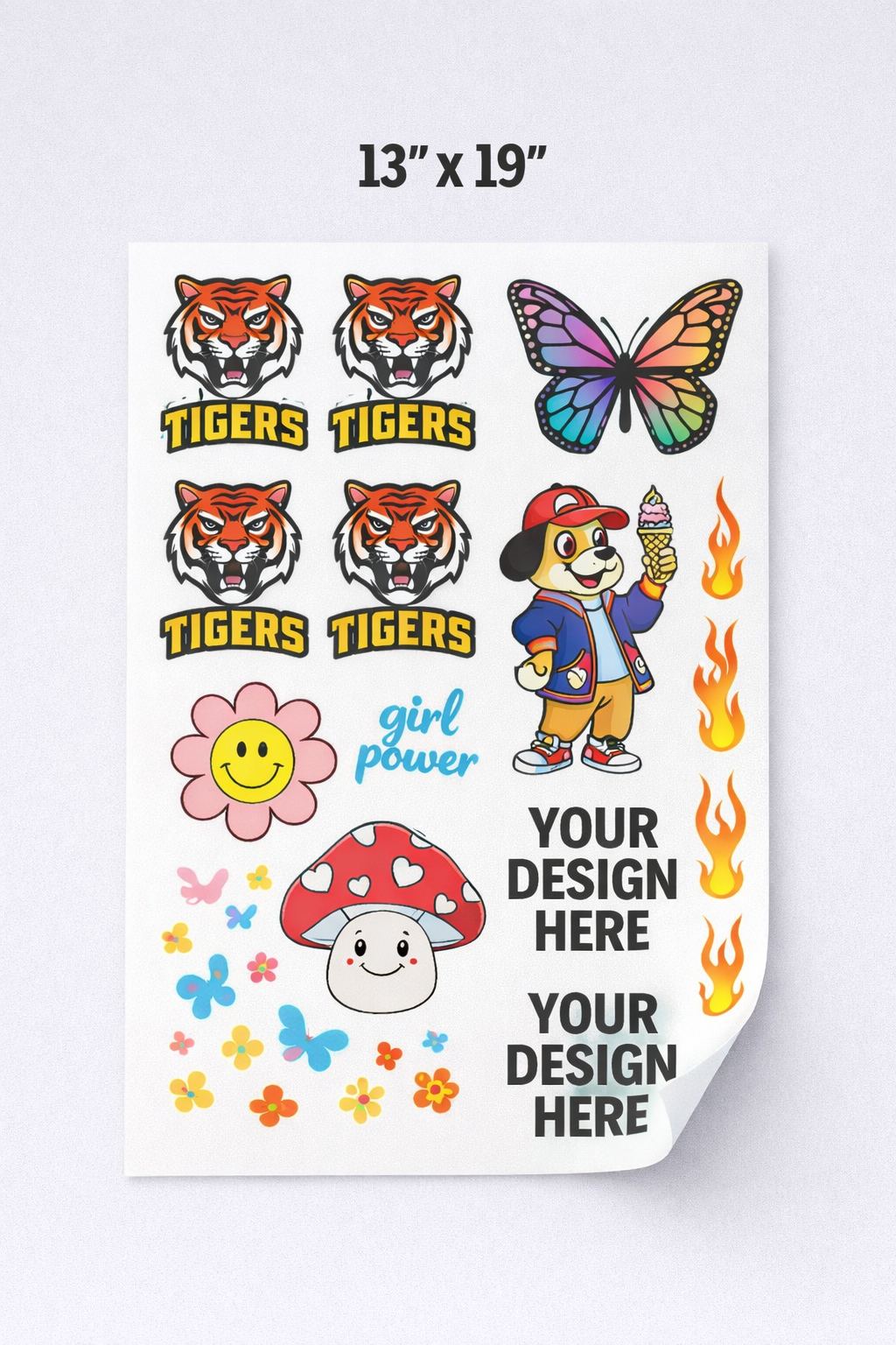 DTF Transfers – 13” Wide Custom Gang Sheets